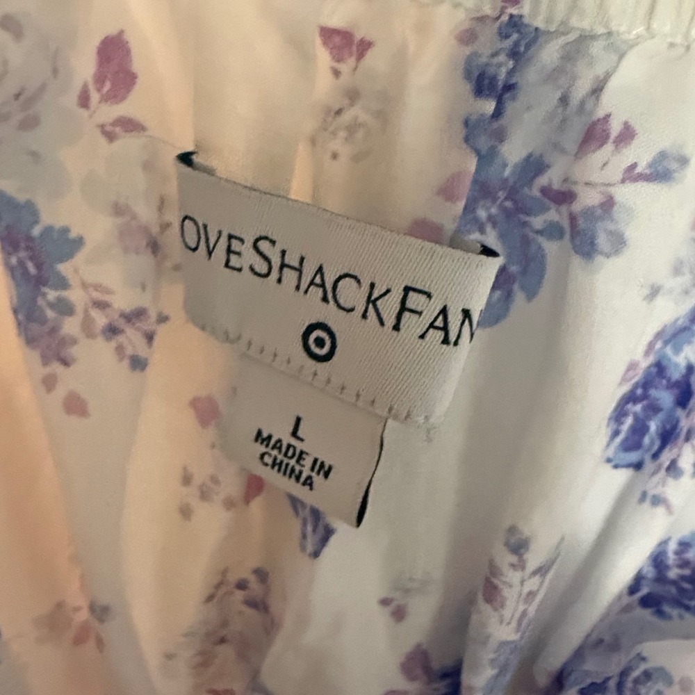 LoveShackFancy Target Gemma Maxi Dress Floral Cottagecore Blue White Large - Picture 5 of 6
